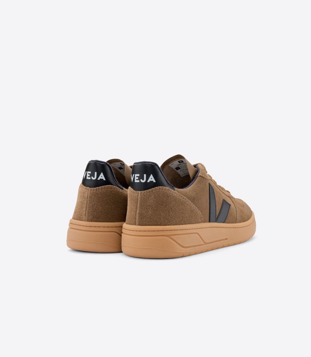 Veja Sneakers Barbati - V-10 Suede - Maro/Nigga - 1905637-GT